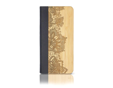 Étui à rabat FLEURS pour Samsung Galaxy S22 Plus